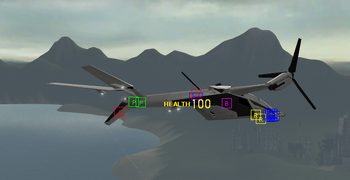The Bluemetaknight VTOL used ~July 29, 2023. Notably, the [P]'s are seats. There are two seats because one of them is a faux seat, while the other is a microscopic nano_compare seat to ensure the user is harder to kill.