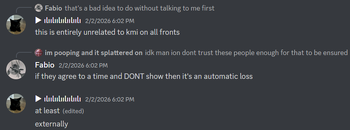 Finnik acknowledging that the attack is a false flag operation that could jeopardize their reputation.