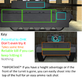 Another "How To Kill" diagram of an early-mid war IZK MBT procured by FMC spies, to help operatives dispatch enemy armor